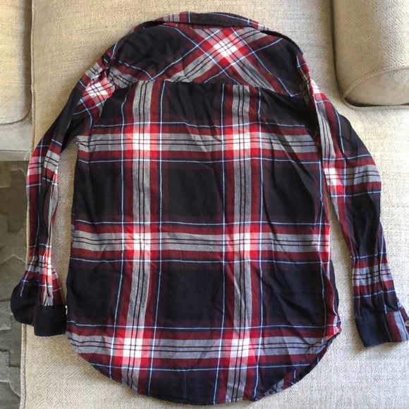 Plaid button up - Picture 3 of 3